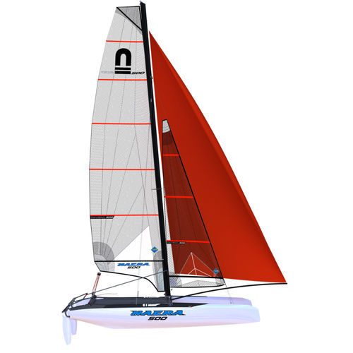 Спортивный катамаран для досуга - 500 MK2 - Nacra Sailing - для обучения / одиночный / с двойной трапецией