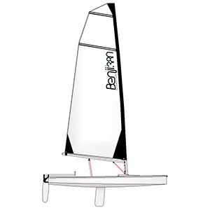 Одиночный швертбот - Benji 380 XC2 - Gehull centreboards - скиф / для регаты / для досуга