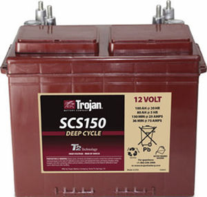 Морская аккумулятор - SCS150 - Trojan Battery Company - 12 В / свинцово-кислотная / свинцовая