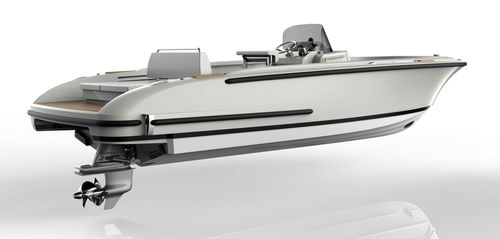 Тендер для яхты с внутренним мотором - VENETIAN - Hodgdon Yachts - открытый / с центральной консолью / лимузин