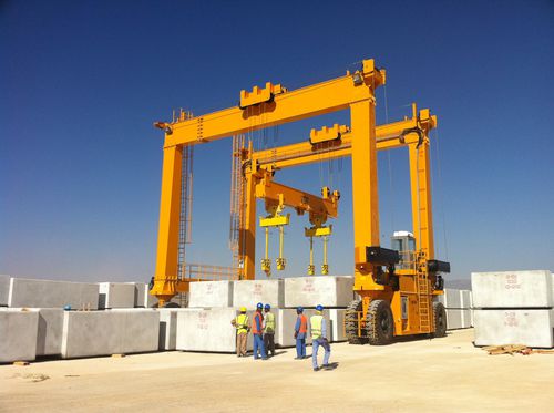 Портовый подъемный кран - RTG - ASCOM - с рамой