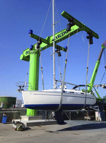 Подъемный кран для яхтенной стоянки - JIB 25 - 4 HOISTS - ASCOM - поворотно-консольный