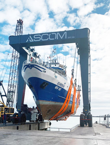 Судоподъемник с дистанционным управлением - BHT 250 - ASCOM - полноприводный / для большой нагрузки / рулевое управление по теории Аккермана