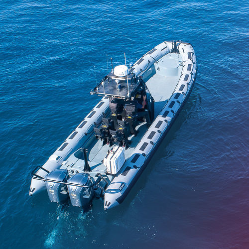 Профессиональный катер рабочее судно - SRMN-500 - Zodiac Milpro International - c подвесным мотором / надувная лодка с полужестким корпусом