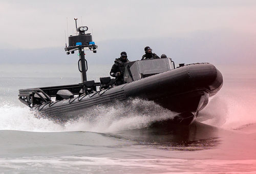 Профессиональный катер c подвесным мотором - ZH 1100 CDO - Zodiac Milpro International - из алюминия / надувная лодка с полужестким корпусом