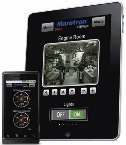 Программное обеспечение для системы контроля и сигнализации - N2KView® Mobile - Maretron - для катера / для смартфона