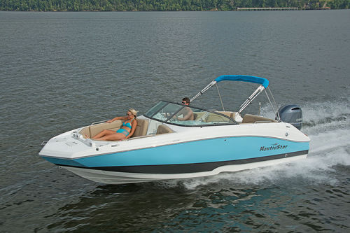 Палубная лодка c подвесным мотором - 223 DC - Nautic Star Boats - с двойной консолью / боурайдер / открытая