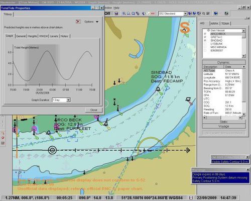 Карта электронная (соответствующая ECDIS) - NAVMASTER ECS - PC Maritime