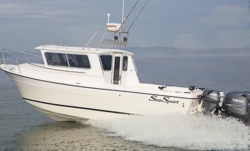 Прогулочный катер с каютой c подвесным мотором - KENAI 2600 - Sea Sport, Inc - хардтоп / для спортивной рыбалки / 4 спальных места