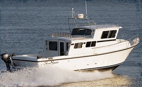 Прогулочный катер с каютой с внутренним мотором - ALASKAN PILOT 2600 - Sea Sport, Inc - хардтоп / для спортивной рыбалки / 4 спальных места