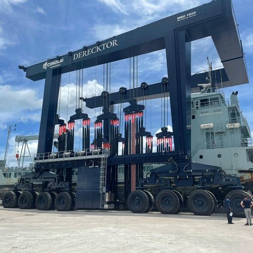 Судоподъемник с дистанционным управлением - MBH 1500 US t - CIMOLAI TECHNOLOGY SPA - полноприводный / для большой нагрузки / в форме U