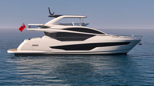 Круизная моторная яхта - 72 - Pearl Motor Yachts Limited - с флайбриджем / 4 каюты / 10 спальных мест