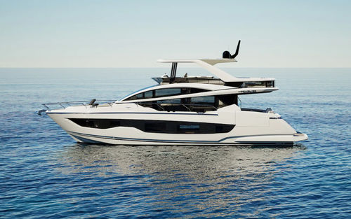 Круизная моторная яхта - 63  - Pearl Motor Yachts Limited - с флайбриджем / POD IPS / 3 каюты