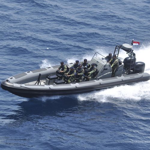 Профессиональный катер c подвесным мотором - X2K Special Force - North Sea Boats - надувная лодка с полужестким корпусом / амфибийный