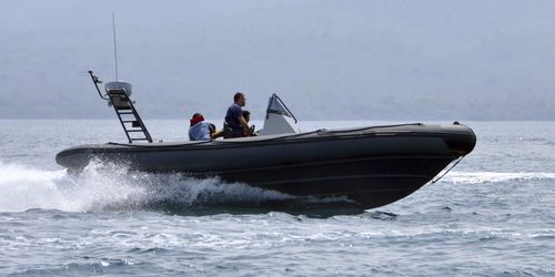 Профессиональный катер катер береговой охраны - X7.5 - North Sea Boats - c подвесным мотором / надувная лодка с полужестким корпусом / амфибийный