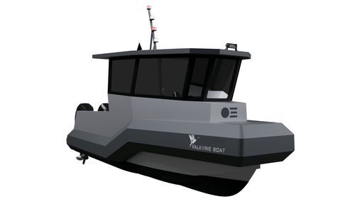 Профессиональный катер катер береговой охраны - Valkyrie 700 CAB - BORD A BORD - спасательное судно / c подвесным мотором / из алюминия
