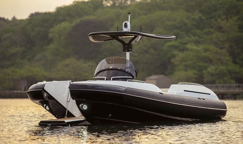 Надувная лодка с внутренним мотором - DT BEACHLANDER - Pascoe International - RIB / с центральной консолью / открытая