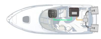 Система регулировки трима для катера - ACS A - Mente Marine