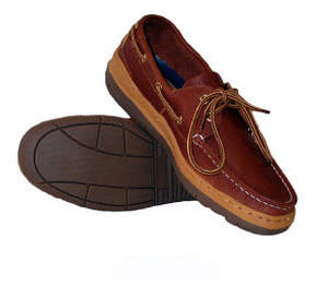 Обувь для палубы - Flinders Leather Deck Shoe FLI - Burke - из кожи