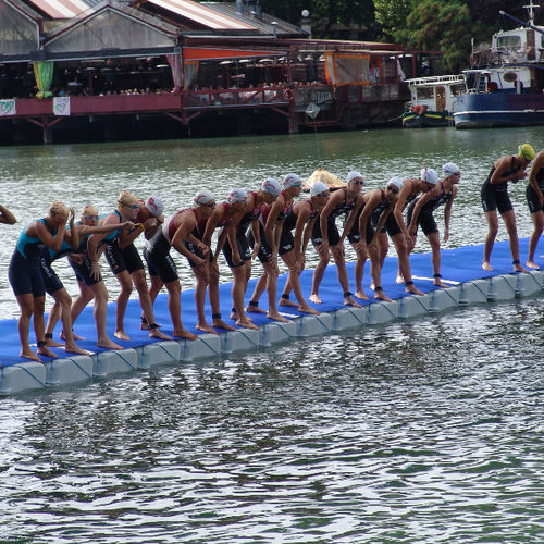 Плавучий док - Triathlon - Cubisystem - для причаливания / для яхтенной стоянки / для базы отдыха