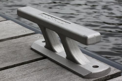 Швартовная утка для понтона - DockAdd Marine Equipment - для катера / плоская / из алюминия