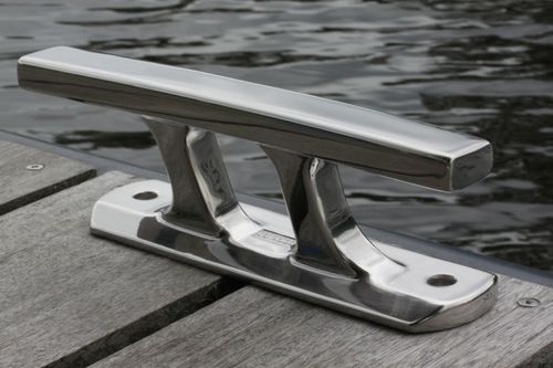 Швартовная утка для понтона - DockAdd Marine Equipment - для катера / плоская / из нержавеющей стали