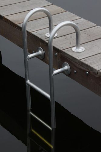 Лестница для понтона - large - DockAdd Marine Equipment - фиксированная / для купания / из алюминия
