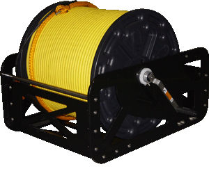 Лебедка для судна - CRS-1124 / CRS-1924 - Shark Marine Technologies - для пупочного кабеля для ROV / с электродвигателем