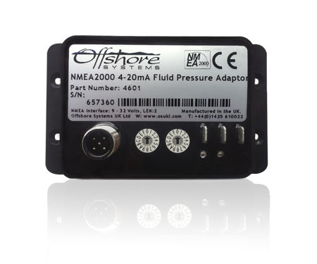 Индикатор давление - 4601 - Oceanic Systems - для катера / аналоговый / NMEA 2000®