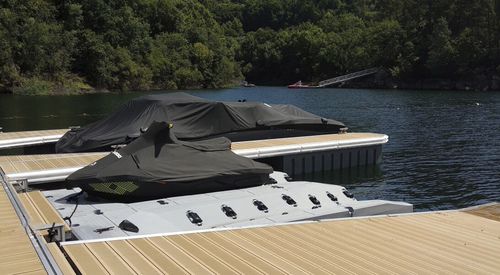 Док сухой понтон для водных лыж - Ronáutica Quality Marinas SLU - плавучий / для яхтенной стоянки
