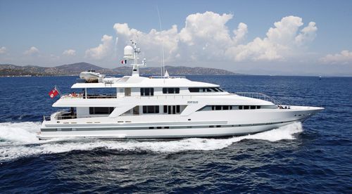 Круизная супер-яхта - DEEP BLUE II  - Oceanco - с флайбриджем / с приподнятой рулевой рубкой / 5 кают