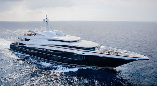 Круизная мега-яхта - WHEELS  - Oceanco - с рулевой рубкой / 6 кают / из стали
