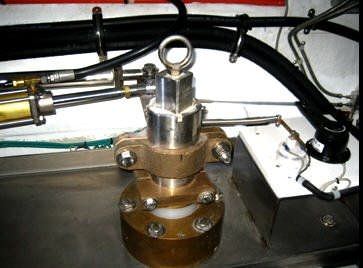 Цилиндр для яхты - RUDDER UPPER HOLDER - Aritex - гидравлический / для рулевого устройства