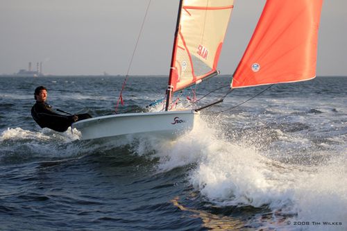 Одиночный швертбот - STEALTH - CL Sailboats - скиф / для регаты / кэт