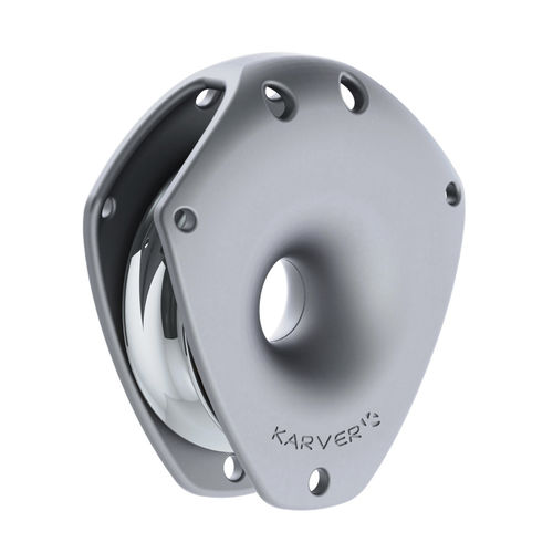 Одиночный такелажный блок - KBRA50  - KARVER SYSTEMS - высокое сопротивление / с текстильным креплением / трос макс.: 14 мм