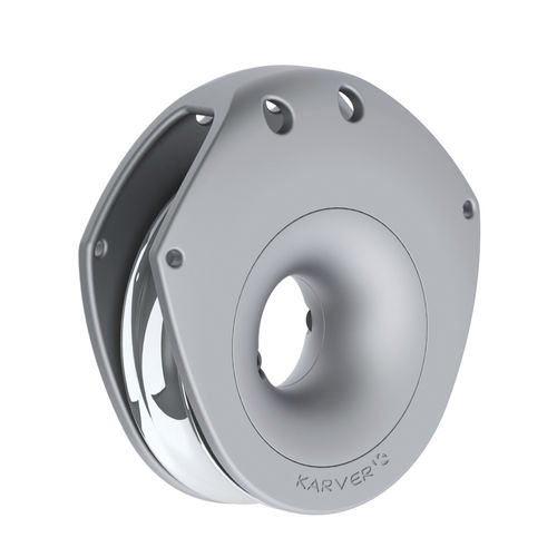 Одиночный такелажный блок - KBR105  - KARVER SYSTEMS - высокое сопротивление / открывающийся / с текстильным креплением