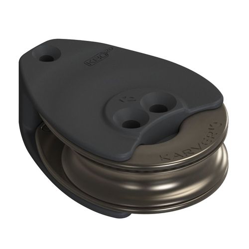Одиночный такелажный блок - KBO20FB - KARVER SYSTEMS - контрпривода / ровная палуба / трос макс.: 14 мм