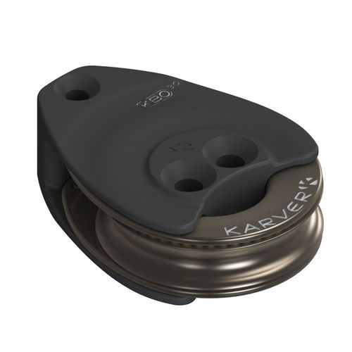 Одиночный такелажный блок - KBO30FB - KARVER SYSTEMS - контрпривода / ровная палуба / трос макс.: 16 мм