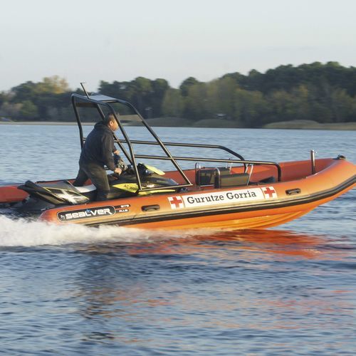 Профессиональный катер двигатель гидроцикла - 575 RESCUE - SEALVER - спасательное судно / надувная лодка с полужестким корпусом