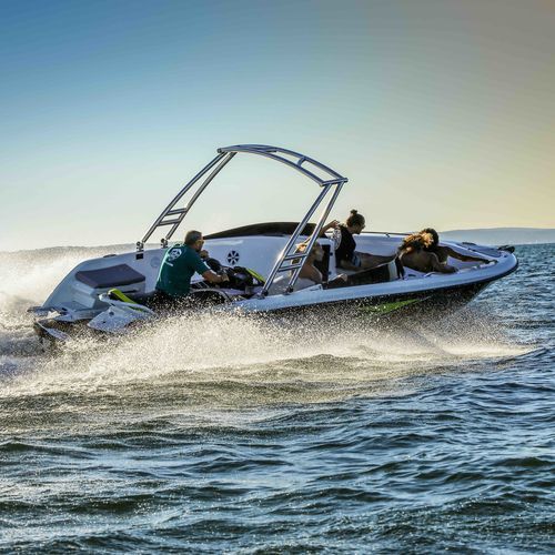 Открытый катер двигатель гидроцикла - WAVE BOAT 656 - SEALVER - спортивный / для водных лыж / для базы отдыха
