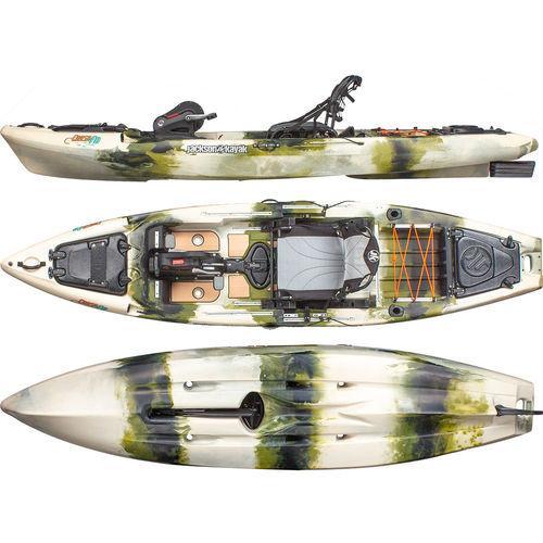 Каяк с верхней посадкой - Coosa FD - Jackson Kayak - для рыбной ловли / для взрослых / одноместный