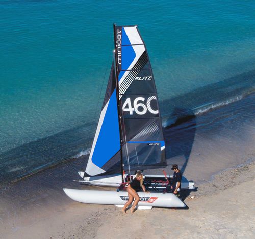 Надувной спортивный катамаран - 460 ELITE - CARBON VERSION - MiniCat Worldwide - одиночный / множественный / демонтируемый