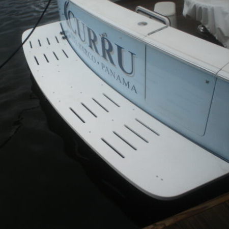 Платформа для купания - 61′ Viking - Beachcomber Fiberglass Technology - фиксированная / для яхты / для катера