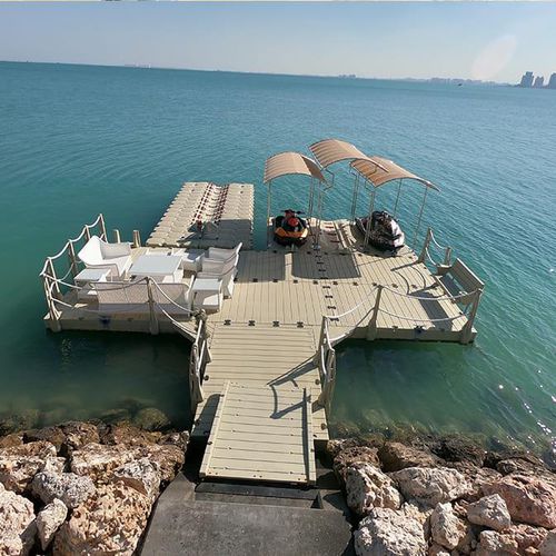 Плавучий док - Rotodock - PMS DockMarine - модульный / для причаливания / для яхтенной стоянки