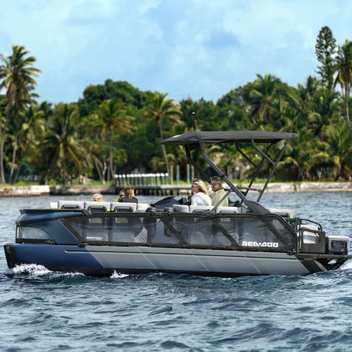 Понтоновый катер с внутренним мотором - SWITCH® CRUISE LIMITED - Sea-doo - трехтрубный / открытый / с боковой консолью