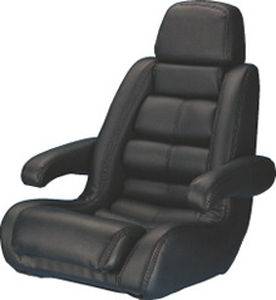Сидение для пилота - U9705BK - Todd Marine Products - для катера / с подлокотниками / с поясничной опорой