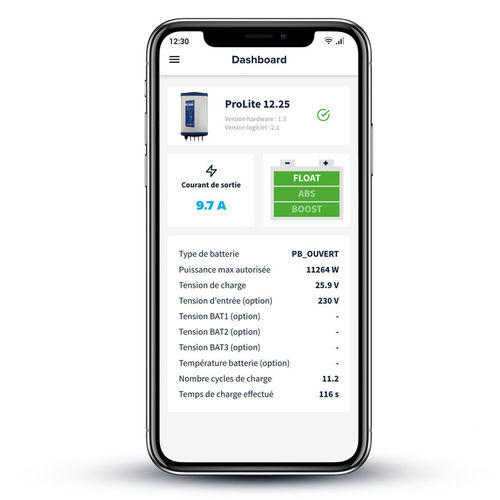 Приложение для наблюдения - DOLPHIN CHARGER - морской / Android / iOS