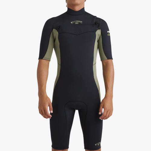 Гидрокостюм из неопрена для водных видов спорта - Absolute Natural - Billabong Wetsuits - с короткими рукавами / интегральный / шорти