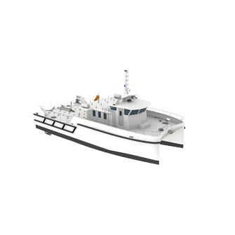 Профессиональный катер рабочее судно - IX CAT 65 - H2X Yachts & Ships - катамаран / с внутренним мотором