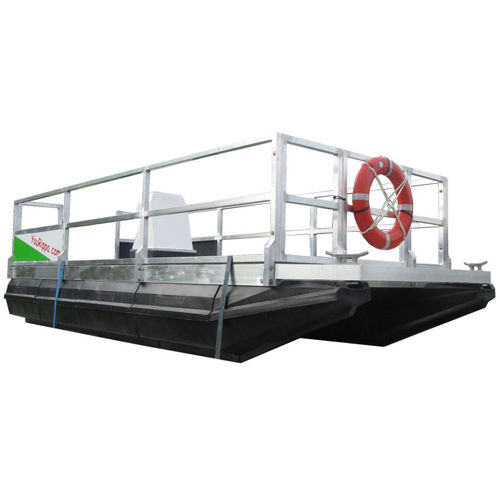 Понтоновый катер c подвесным мотором - MOVING CRAFT - Marina Dock Systems - трехтрубный